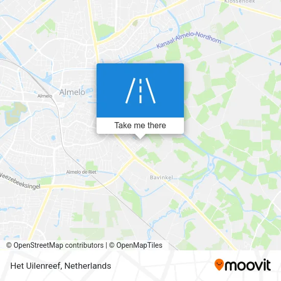 Het Uilenreef Karte