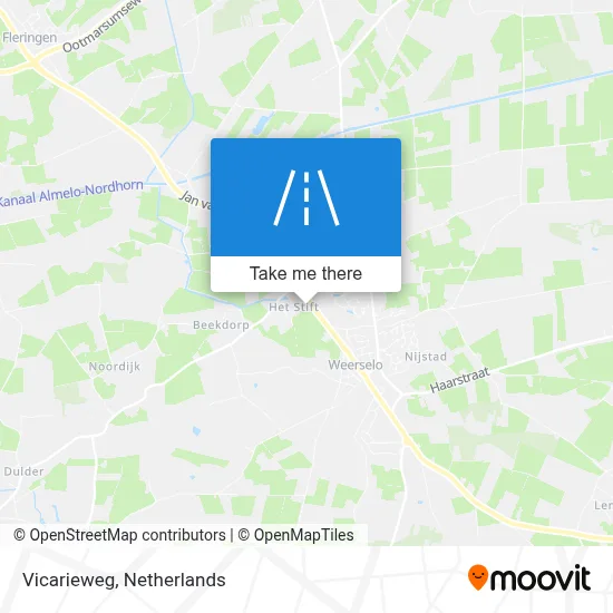 Vicarieweg map