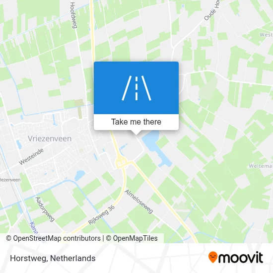 Horstweg map