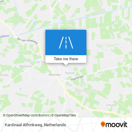 Kardinaal Alfrinkweg map