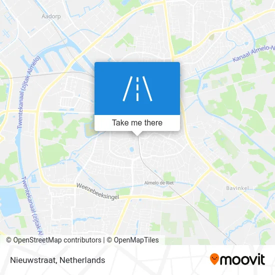 Nieuwstraat map