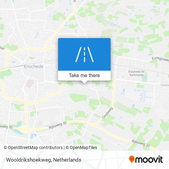 Wooldrikshoekweg map