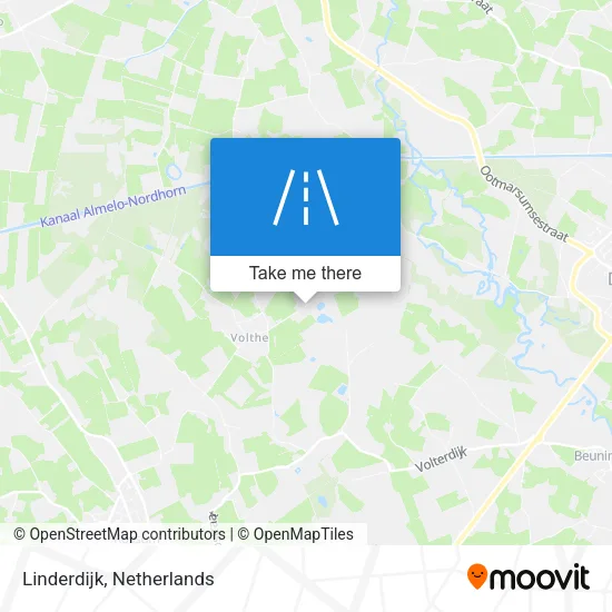 Linderdijk map