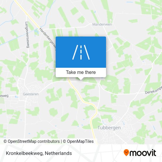 Kronkelbeekweg map