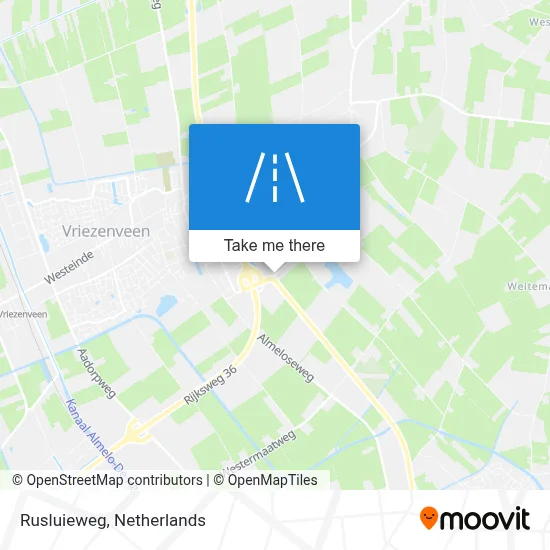 Rusluieweg map