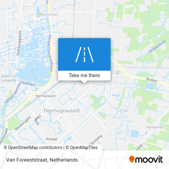 Van Foreeststraat map