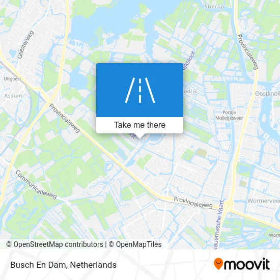 Busch En Dam map