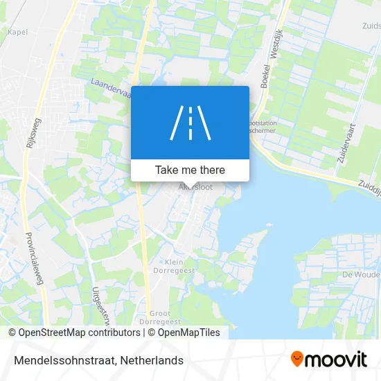 Mendelssohnstraat map