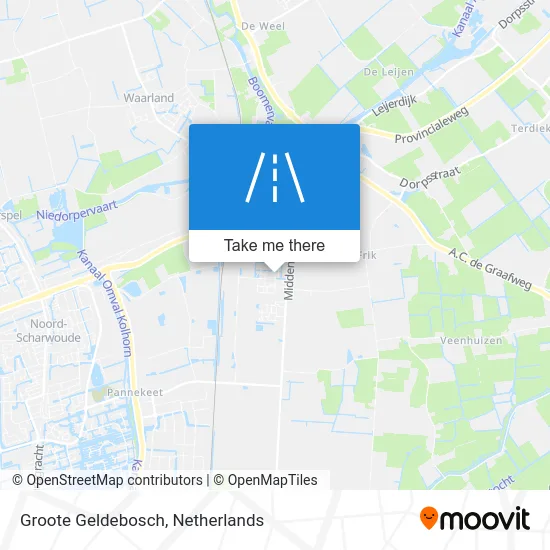 Groote Geldebosch map