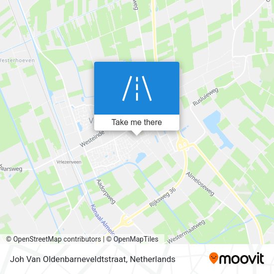 Joh Van Oldenbarneveldtstraat map