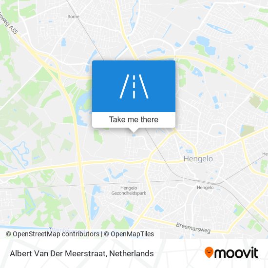 Albert Van Der Meerstraat map
