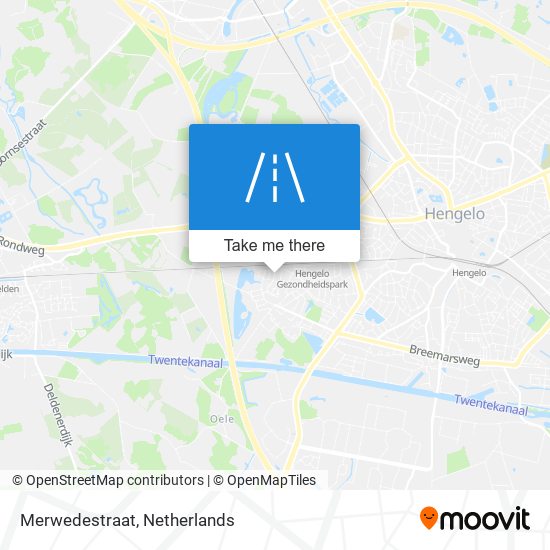 Merwedestraat map