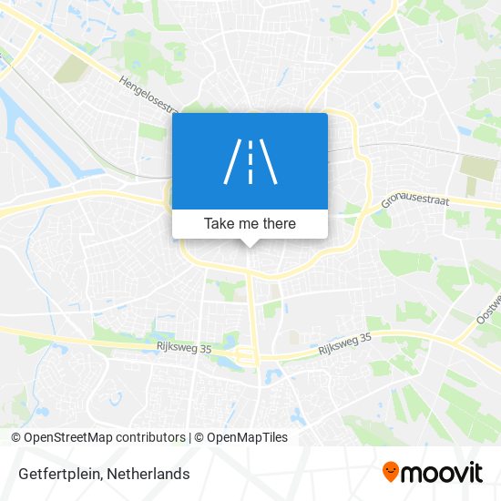 Getfertplein map