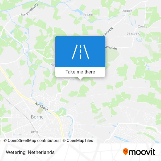 Wetering map