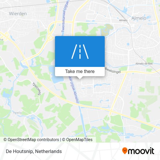 De Houtsnip map
