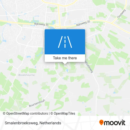 Smalenbroeksweg map
