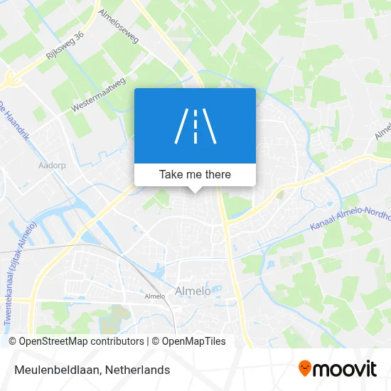 Meulenbeldlaan map