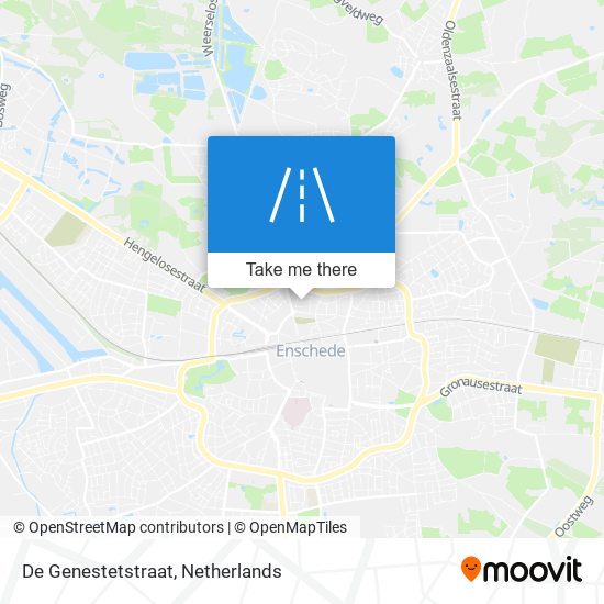 De Genestetstraat map