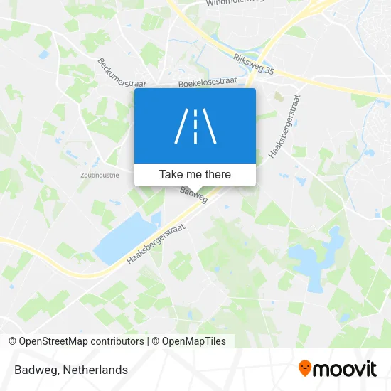 Badweg map