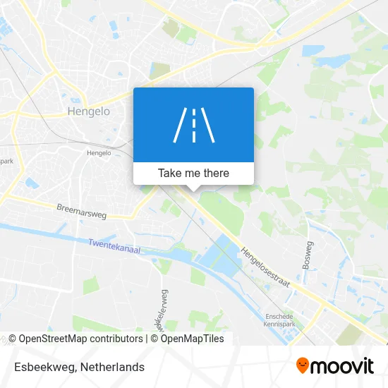 Esbeekweg map