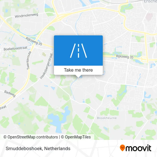 Smuddeboshoek map