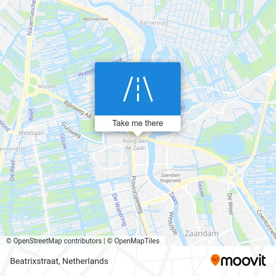 Beatrixstraat map