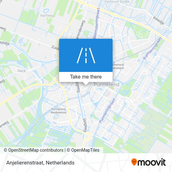 Anjelierenstraat map