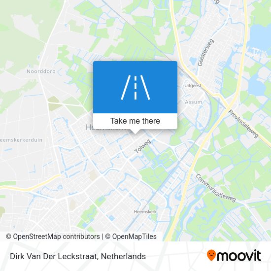 Dirk Van Der Leckstraat map
