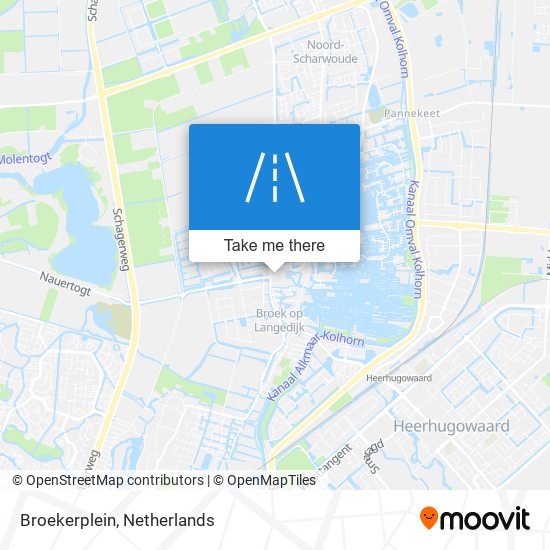 Broekerplein map