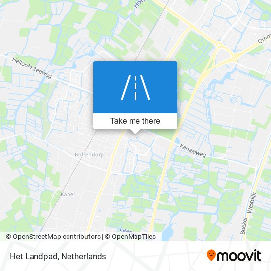 Het Landpad Karte