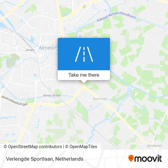 Verlengde Sportlaan Karte