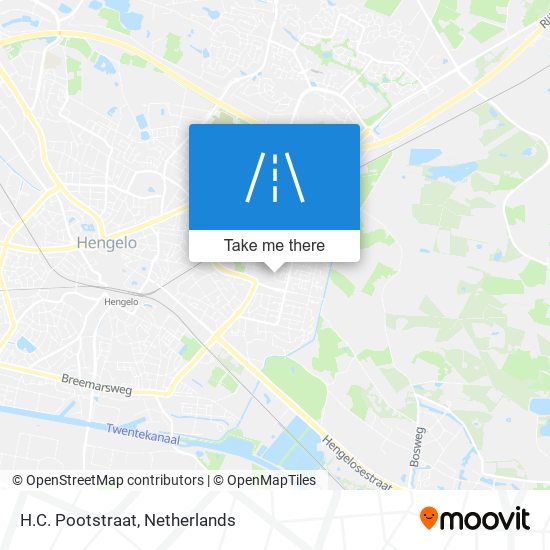 H.C. Pootstraat map