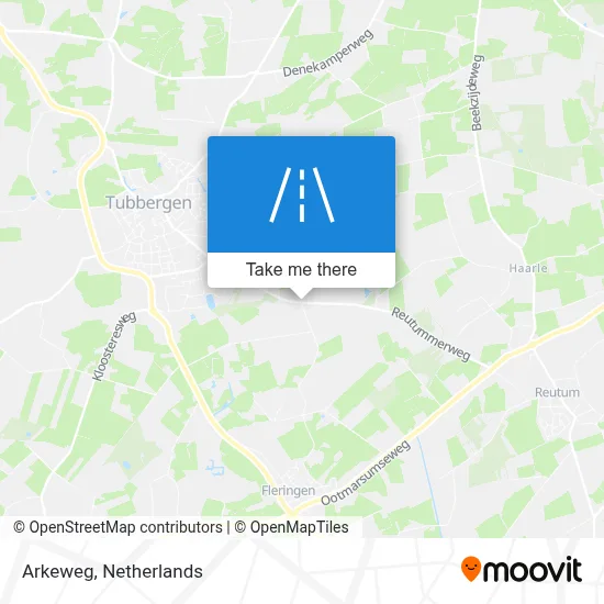 Arkeweg map