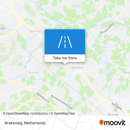Brakeweg map