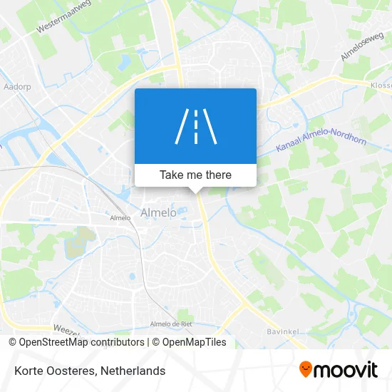 Korte Oosteres map