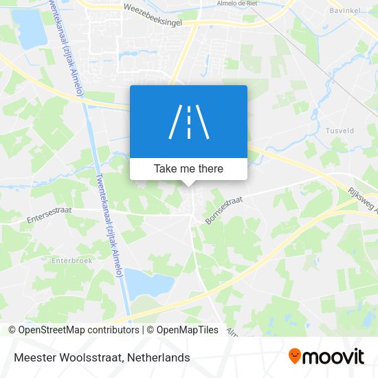 Meester Woolsstraat map