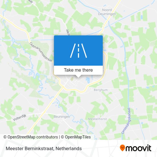 Meester Berninkstraat map