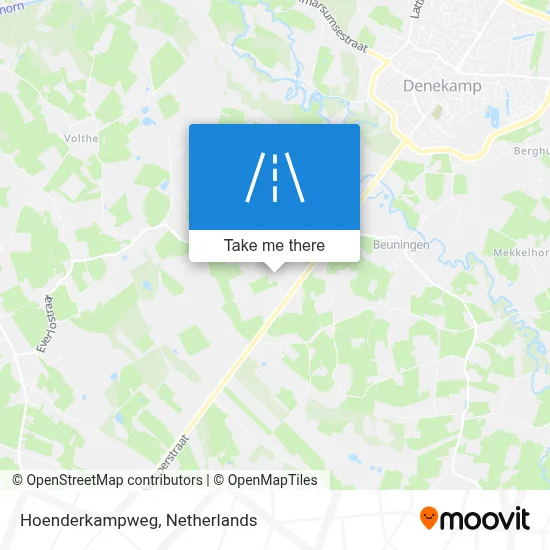 Hoenderkampweg map