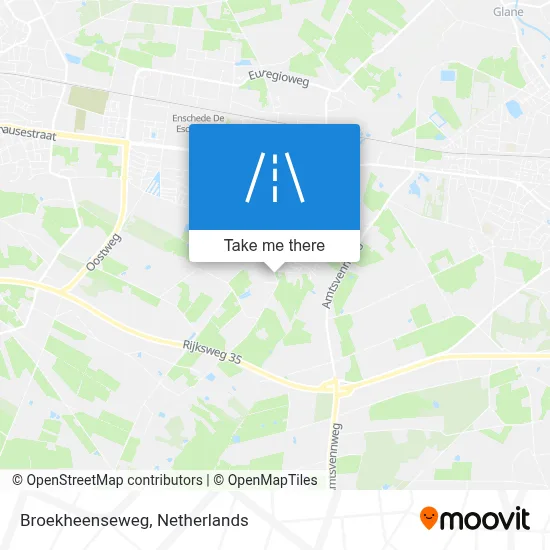 Broekheenseweg map