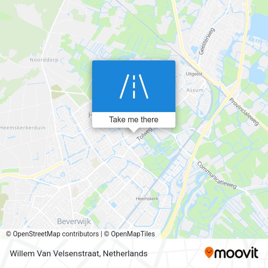 Willem Van Velsenstraat map