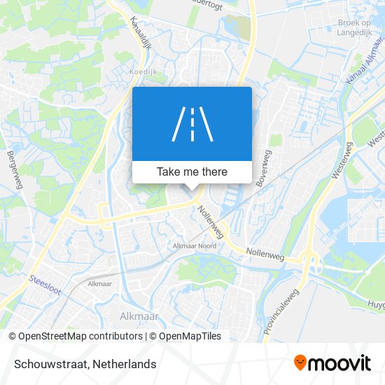 Schouwstraat Karte