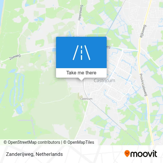 Zanderijweg map