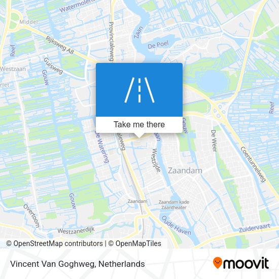 Vincent Van Goghweg map