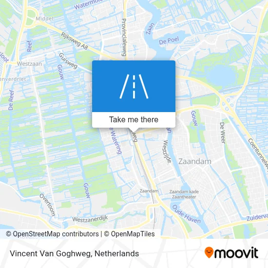 Vincent Van Goghweg map