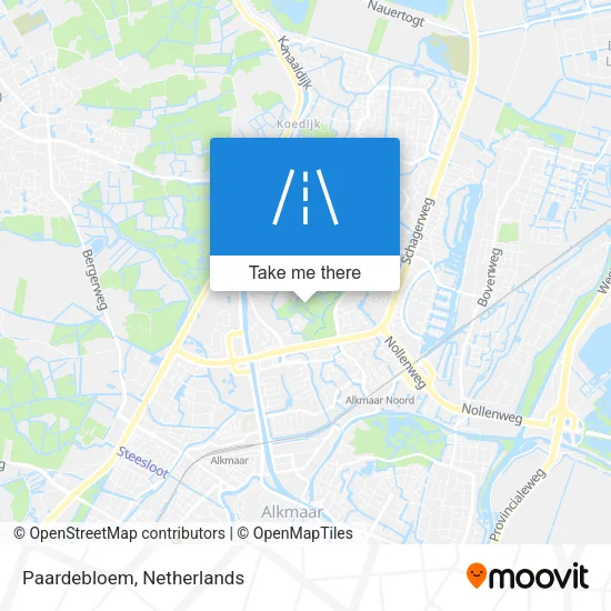 Paardebloem map