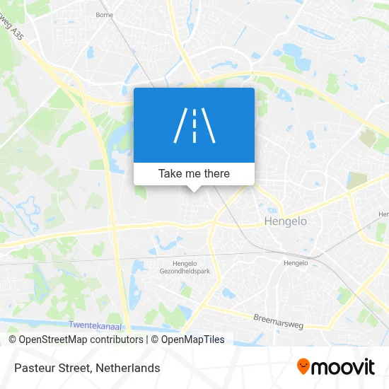 Pasteurstraat map