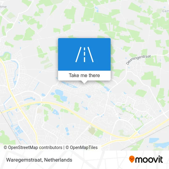 Waregemstraat map