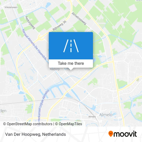 Van Der Hoopweg map