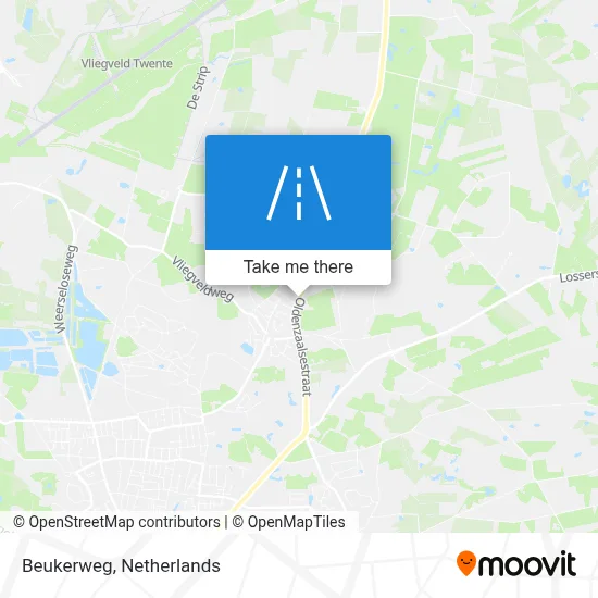 Beukerweg map