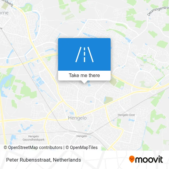 Peter Rubensstraat map
